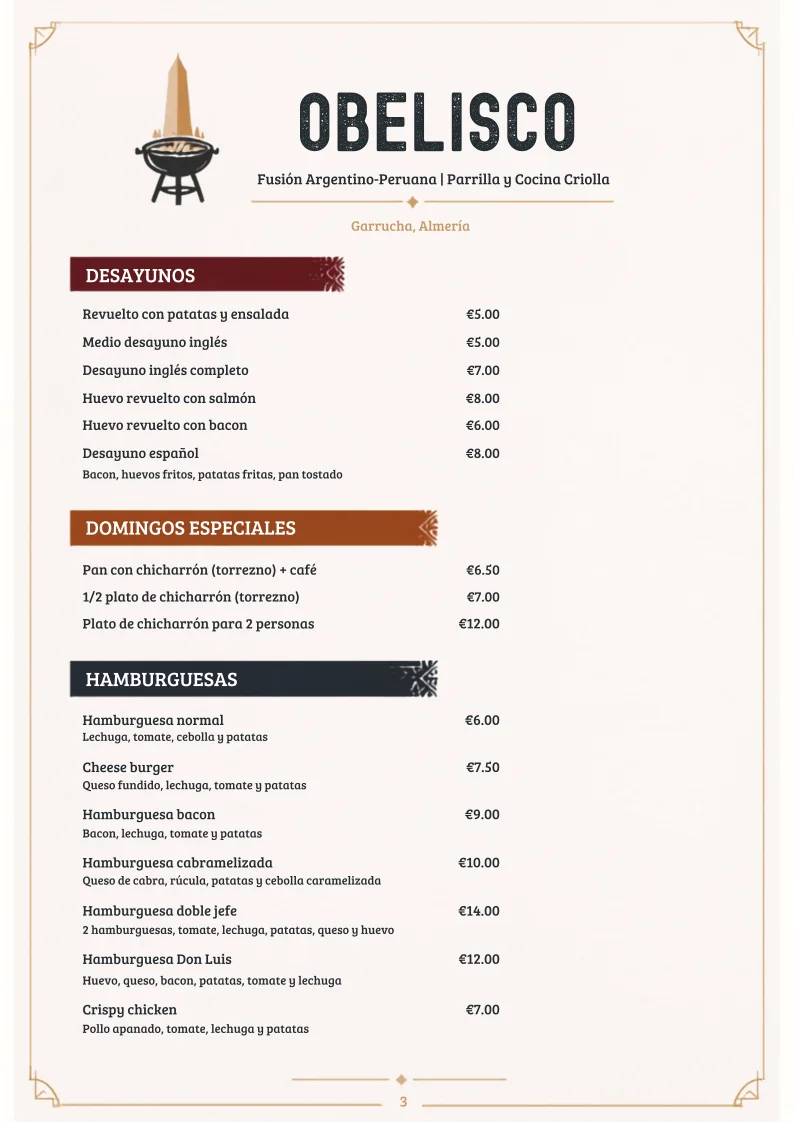 Carta de Obelisco Garrucha, pagina 3