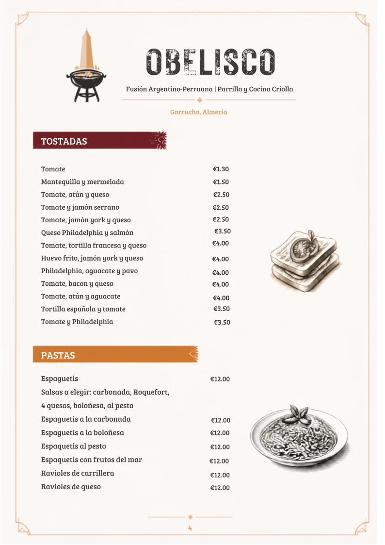 Carta de Obelisco Garrucha, pagina 4