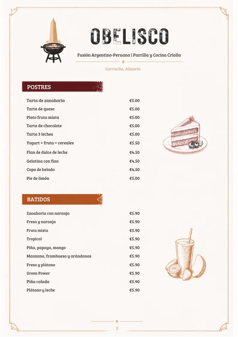 Carta de Obelisco Garrucha, pagina 5